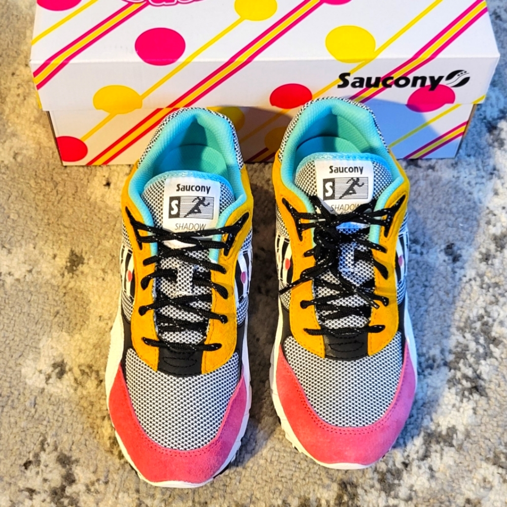 Saucony Mens Shadow 6000 "LIQUORICE " Size 8